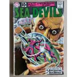 SEA DEVILS #2 - (1961 - DC- Cents Copy) - FR/GD - Russ Heath grey tone cover and art (with a