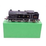 OO Gauge: A HORNBY DUBLO EDL7 (converted to 2-rail) N2 class steam tank locomotive in LMS black