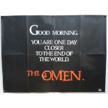 THE OMEN: An original Advance UK Quad for THE OMEN (1976) together with DAMIEN: OMEN II (1978) UK