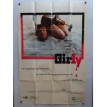 GIRLY (1970) - Lot of 3 items: 1 x US One Sheet movie poster - 27" x 41" (68.5 x 104 cm) together