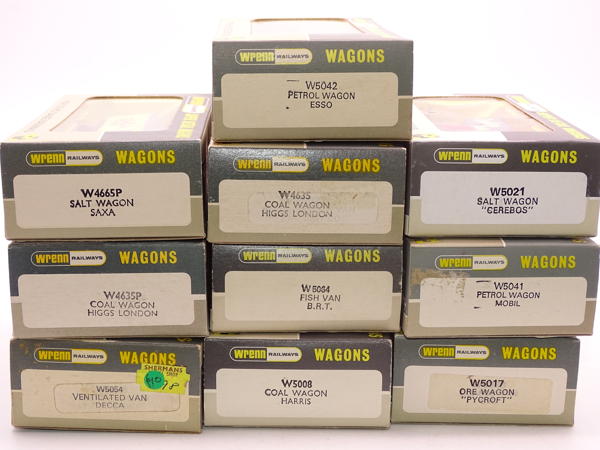 OO Gauge: A mixed group of WRENN wagons as lotted - VG in G/VG boxes (10) - Image 2 of 2