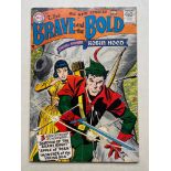 BRAVE & THE BOLD #12 - (1957 - DC) VG (Cents Copy) - Appearances include Silent Knight, Robin Hood