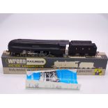 OO Gauge: A WRENN W2303 Streamlined Coronation class steam locomotive in LMS black "City of