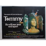 TOMMY (1975) - British UK Quad film poster for the film starring ROGER DALTREY as Tommy (30" x 40" -