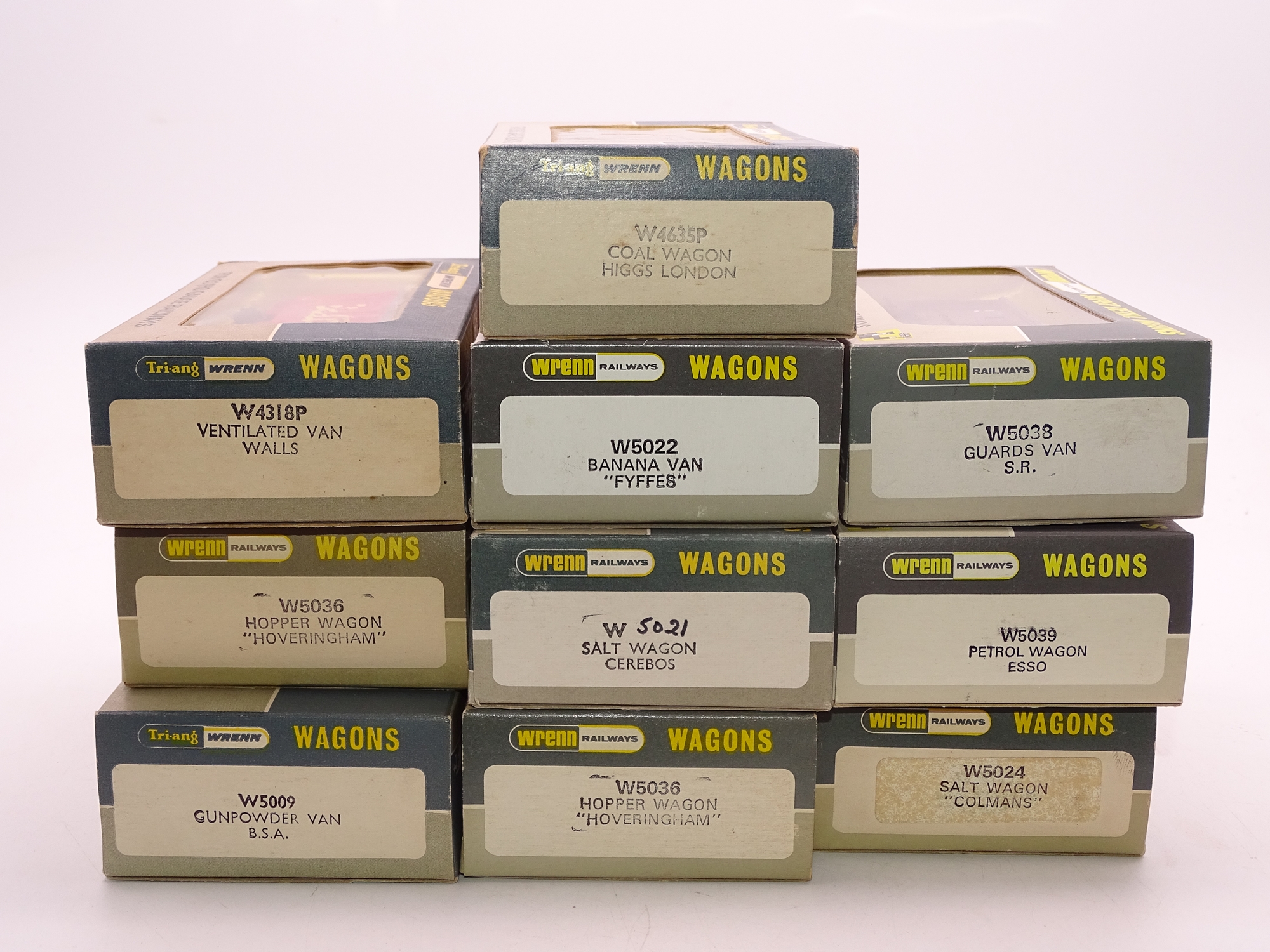 OO Gauge: A mixed group of WRENN wagons as lotted - VG in G/VG boxes (10) - Image 2 of 2