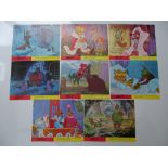 WALT DISNEY: ROBIN HOOD: UK Lobby Cards (10" X 8") - 1 x set of 7, 1 x set of 8 and 5 x Black/