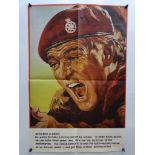 WILD GEESE (1978) complete set of 4 X British Double Crown (20" x 30" - 51 x 76 cm) film posters -