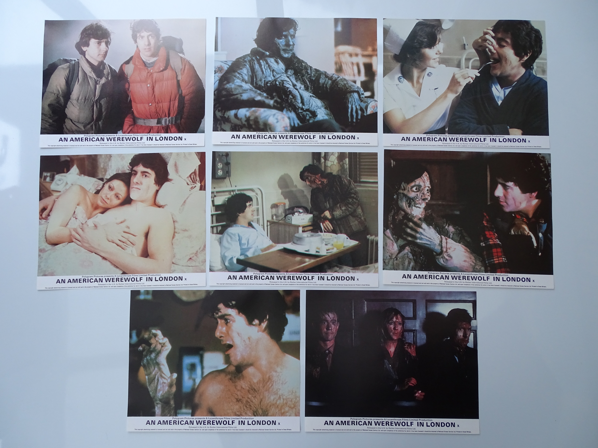 AN AMERICAN WEREWOLF IN LONDON (1981) - Full UK Front of House Set