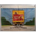 GROUP OF 3 X UK FILM POSTERS: BURT REYNOLDS: SMOKEY AND THE BANDIT (1977); GATOR (1976) and SHARKY'S