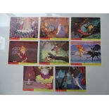 WALT DISNEY: SWORD IN THE STONE (1964) and later release - UK Lobby Cards (10" X 8") - 2 x sets of
