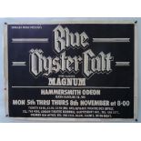 MUSIC: BLUE OYSTER CULT (1979 - MIRRORS Tour at the HAMMERSMITH ODEON NOVEMBER 1979 supported by