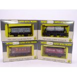 OO Gauge: A group of rare WRENN wagons from the closure period of Basildon, all with pre-Winsford "