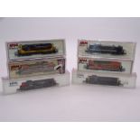 N Gauge: American Outline: A group of diesel locomotives in various liveries by ATLAS - VG in G/VG