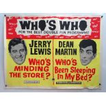 WHO'S WHO 'For the Best Double Fun Programme': WHO'S MINDING THE STORE? (1963) (JERRY LEWIS) / WHO'S