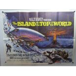 ISLAND AT THE TOP OF THE WORLD LOT (1974) - (4 in Lot) - 3 x UK Quad Film Posters - Main design, '