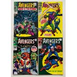 AVENGERS #49, 52, 54, 56 (4 in Lot) - (1967 - MARVEL - Cents Copy/Cents Copy with Pence Stamp ) -