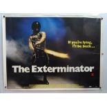HORROR: GROUP OF UK QUAD FILM POSTERS to include: EXTERMINATOR, THE ISLAND, RABID, PSYCHO II (