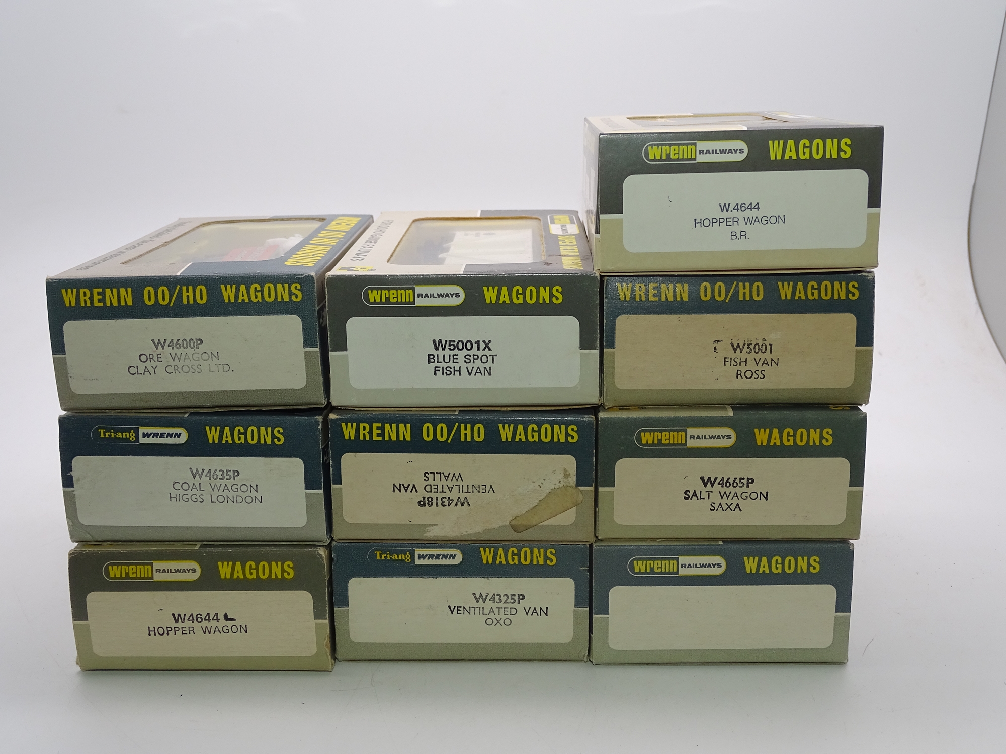 OO Gauge: A mixed group of WRENN wagons as lotted - VG in G/VG boxes (10) - Image 2 of 2