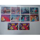 WALT DISNEY: SLEEPING BEAUTY (1959 - UK Lobby Cards (10" X 8") - Set of 8, plus 1 x black / white