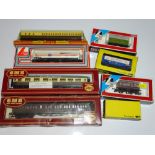 OO Gauge Model Railways: A quantity of rolling stock by AIRFIX, TRIX, LIMA and FARISH - G in F/G