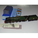 OO Gauge Model Railways: A HORNBY DUBLO EDL12 3-rail Duchess Class steam locomotive in BR Green