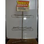 A rare DINKY metal and card shop display stand for DINKY ACTION kits - G