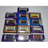 OO Gauge Model Railways: A group of DAPOL wagons as lotted - VG/E in G/VG boxes (13)