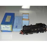 OO Gauge Model Railways: A HORNBY DUBLO EDL7 3-rail Class N2 steam tank locomotive in LMS black
