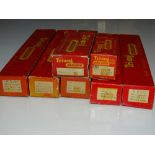 OO Gauge Model Railways: A group of rare TRI-ANG accessories including a number of trade packs of