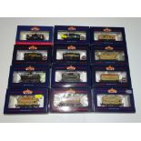 OO Gauge Model Railways: A group of BACHMANN wagons as lotted - VG/E in G/VG boxes (12)