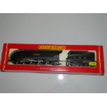 OO Gauge Model Railways: A HORNBY R2092 Coronation Class steam locomotive in LMS black 'City of