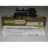 OO Gauge Model Railways: A WRENN W2205A R1 class steam tank locomotive in BR black, numbered