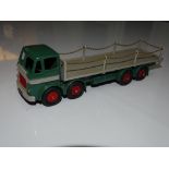 A DINKY 935 LEYLAND OCTOPUS Flat truck with chains, repainted and restored