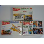 A group of vintage plastic model kits by IMAI comprising: THUNDERBIRDS 4, THE MOLE and PILOT SET -