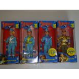 A group of four THUNDERBIRDS (GERRY ANDERSON) puppets by PELHAM (CARLTON TV branding) E in VG/E