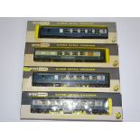 OO Gauge Model Railways: WRENN Model Railways A group of Pullman coaches in BR blue/grey livery - VG