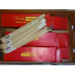 OO Gauge Model Railways: A quantity of TRI-ANG catenary starter and extension kits (12) together