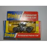 A DINKY 667 ARMOURED PATROL CAR - VG in G box, slight crushing