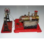 A MAMOD Stationary Steam Engine together with accessory drive - F - unboxed (2)