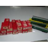 OO Gauge Model Railways: A group of HORNBY DUBLO 2-rail rolling stock as lotted - G in F/G boxes (