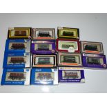 OO Gauge Model Railways: A group of DAPOL wagons as lotted - VG/E in G/VG boxes (14)