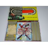 A WRENN Formula 152 Slot Car Racing Set - includes 2 cars and accessories - appears complete - V