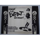 THE BEAT - ON TOUR - 1980 - promotional tour poster - British UK Quad Film Poster - 30" x 40" (76