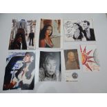 AUTOGRAPHS: JAMES BOND: THE SPY WHO LOVED ME: A group of autographs - mainly signed photographs to