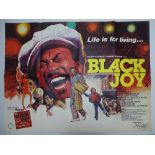 BLACK JOY (1977) - British UK Quad Film Poster - 30" x 40" (76 x 101.5 cm) - Folded - slight