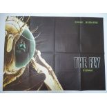 THE FLY (1986) - Pair of UK Quad Film Posters - 1 x Main, 1 x Advance - 30" x 40" (76 x 101.5