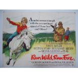 A Group of mixed UK Quad Film Posters - to include: RUN WILD RUN FREE (1969); FOUL PLAY (1976);