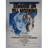 A pair of HAMMER UK One Sheet Film Posters for: STRAIGHT ON TILL MORNING (1972) starring RITA