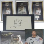 AUTOGRAPHS: ASTRONAUTS - APOLLO 11 - Framed and Glazed