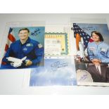 AUTOGRAPH: Large quantity of signed photographs of Astronauts